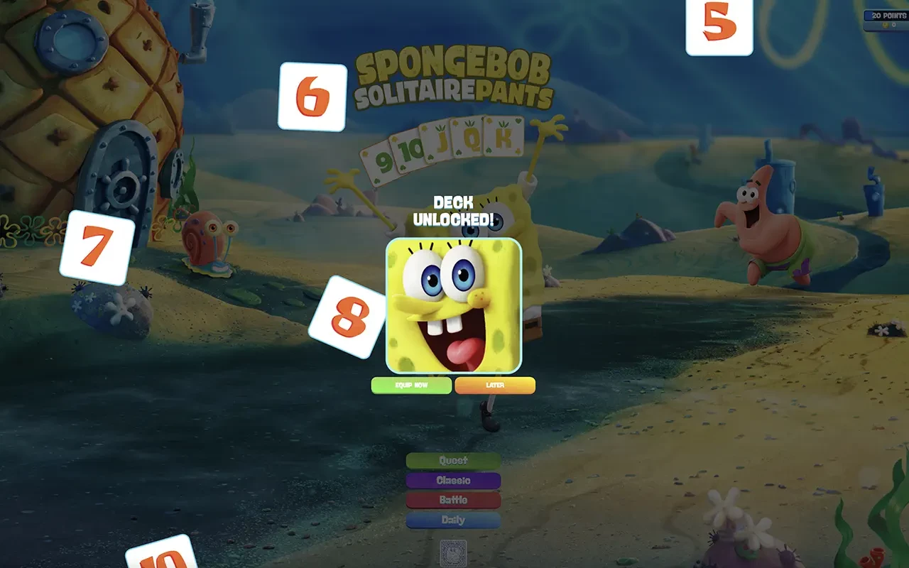 SpongeBob SolitairePants screenshot 5